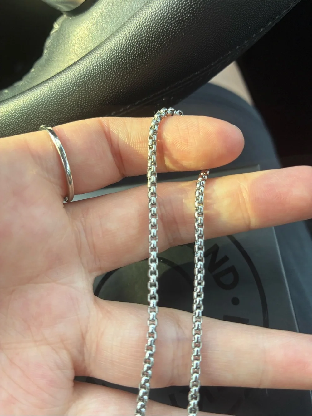 Lucky Brand Silver Necklace with Gold-Tone Chevron Cross Pendant